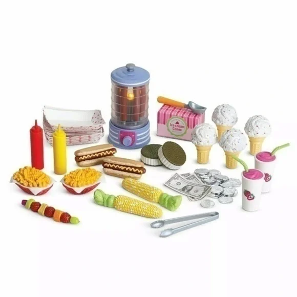 American girl doll campus cart set NIB retired